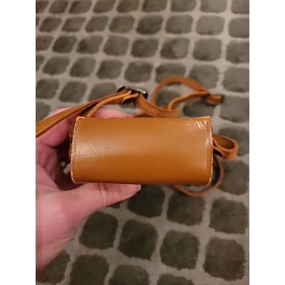 KAKO Vintage Leather Camera Flash Case With Strap